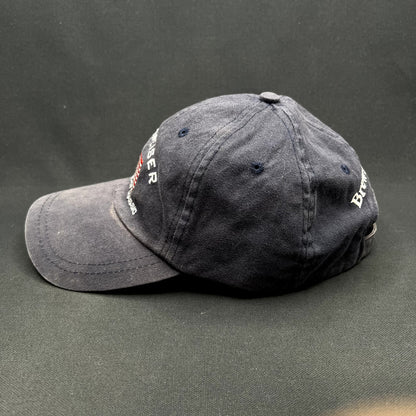 Vintage Budweiser American Classic USA Flag Strapback Hat Brewed in L.A.