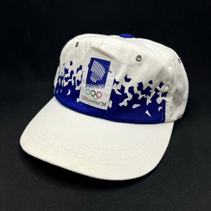 Vintage 1994 Lillehammer Winter Olympics Official Licensed Flex Back Hat Norway