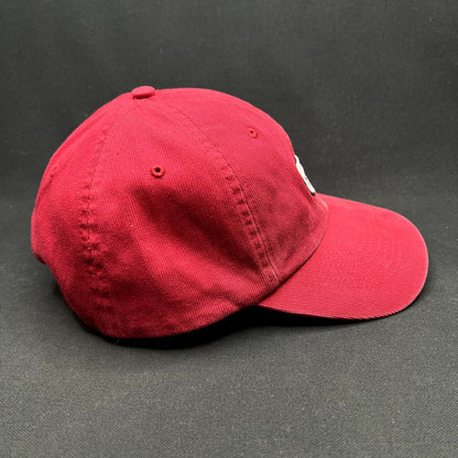 Y2K Volcom Stone Logo Brown Flexfit Skate Surf Hat S/M
