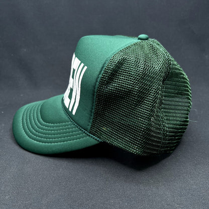 Vintage FILM CREW Green Mesh Trucker Snapback Hat Nissun Cap
