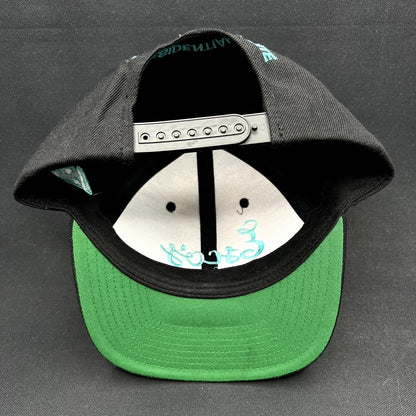 Esco’s Pizza Presidential Suite Snapback Hat Black Teal