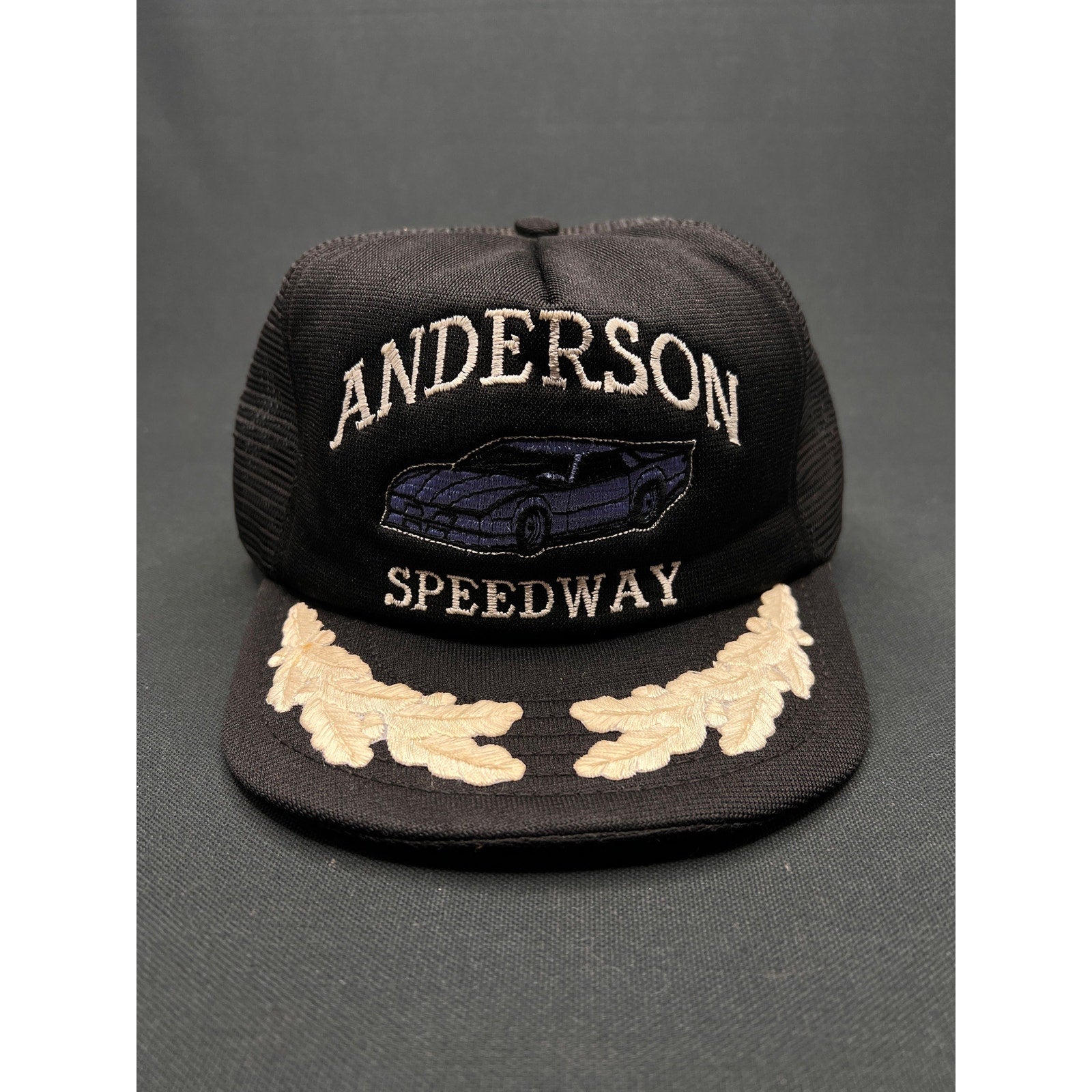 Vintage 1980s Anderson Speedway Racing Snapback Hat – Made in USA