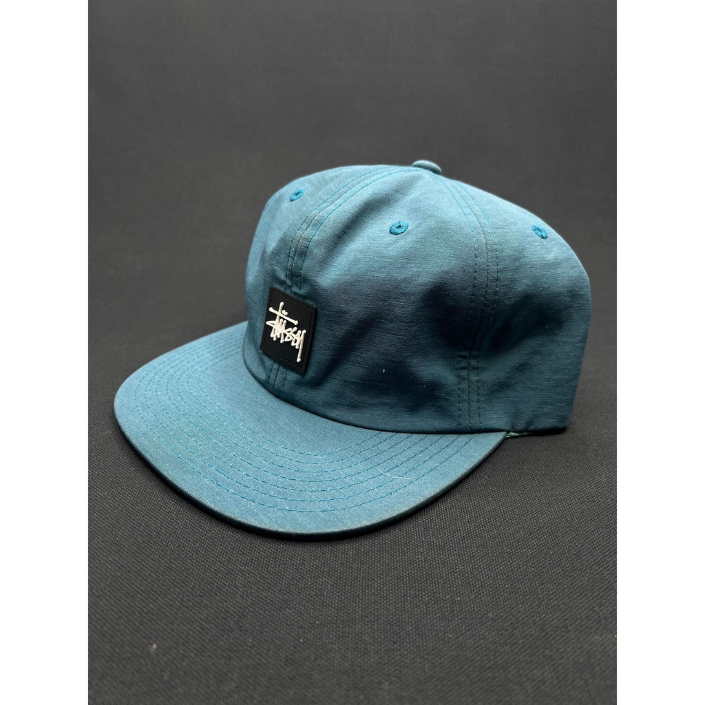 Stüssy Teal Strapback Hat Classic Logo Patch Lightweight Streetwear Essential