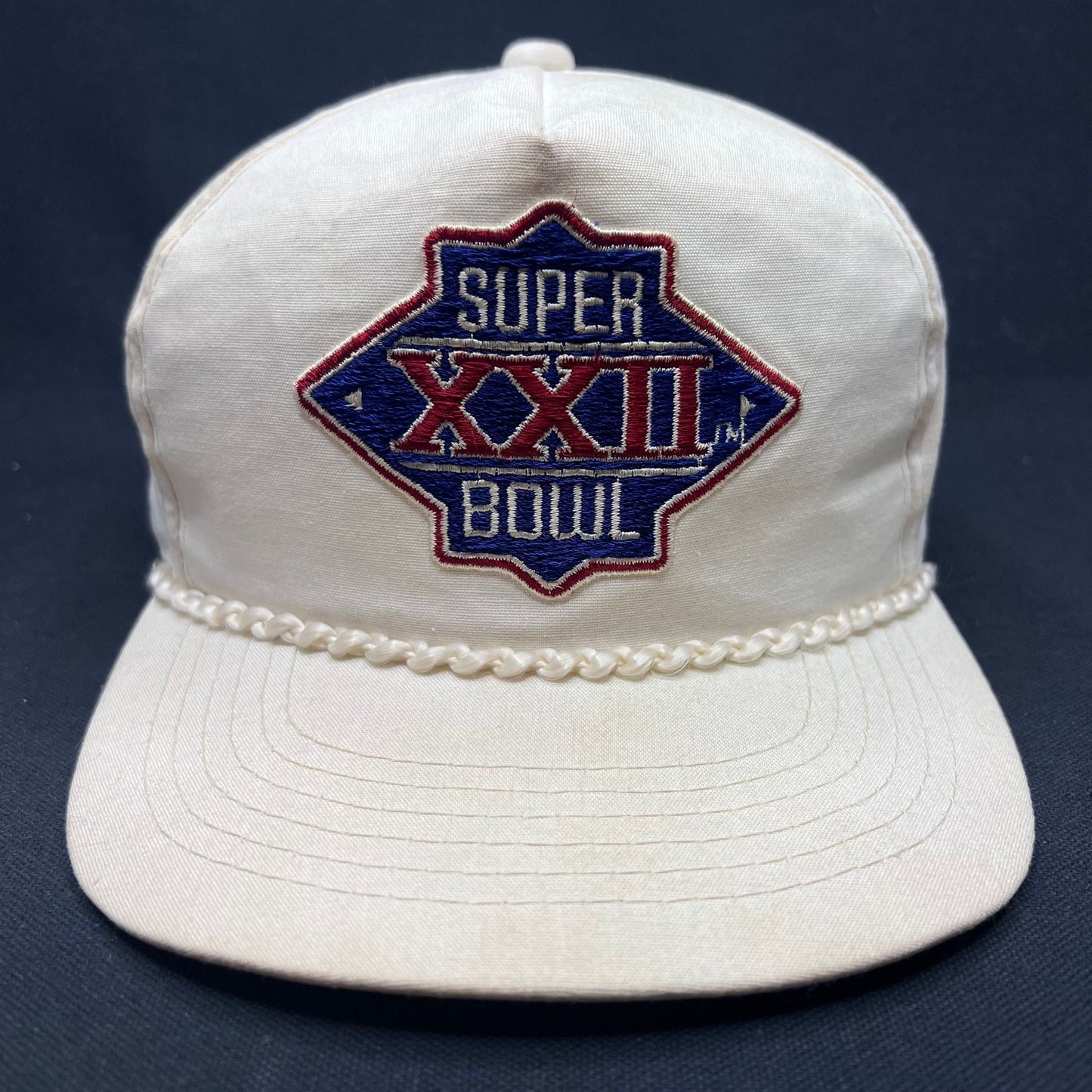 Vintage Super Bowl XXII Snapback Hat Ya-Hopi Headwear NFL 1988