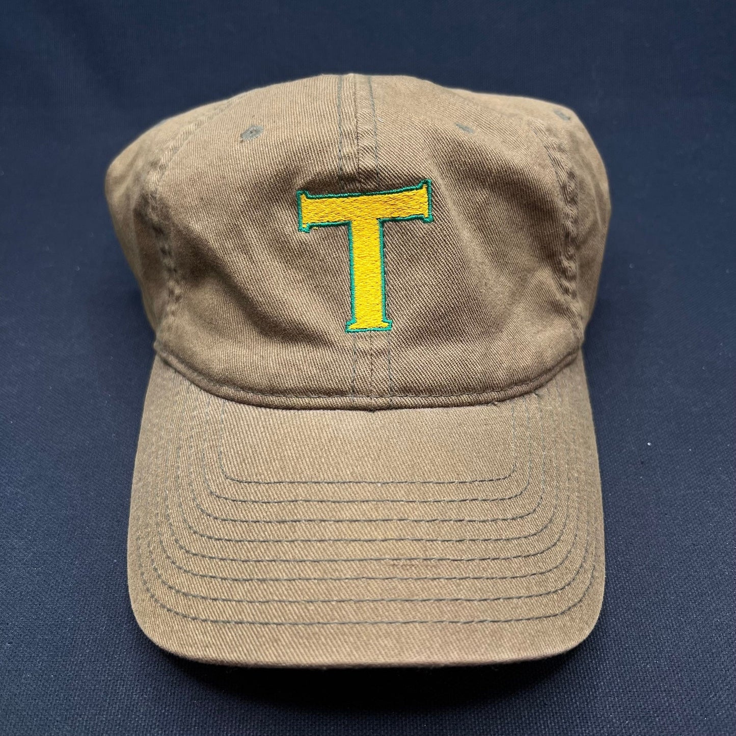 Y2K Topper’s Aspen Flexfit Hat Khaki Ski Shop Cap