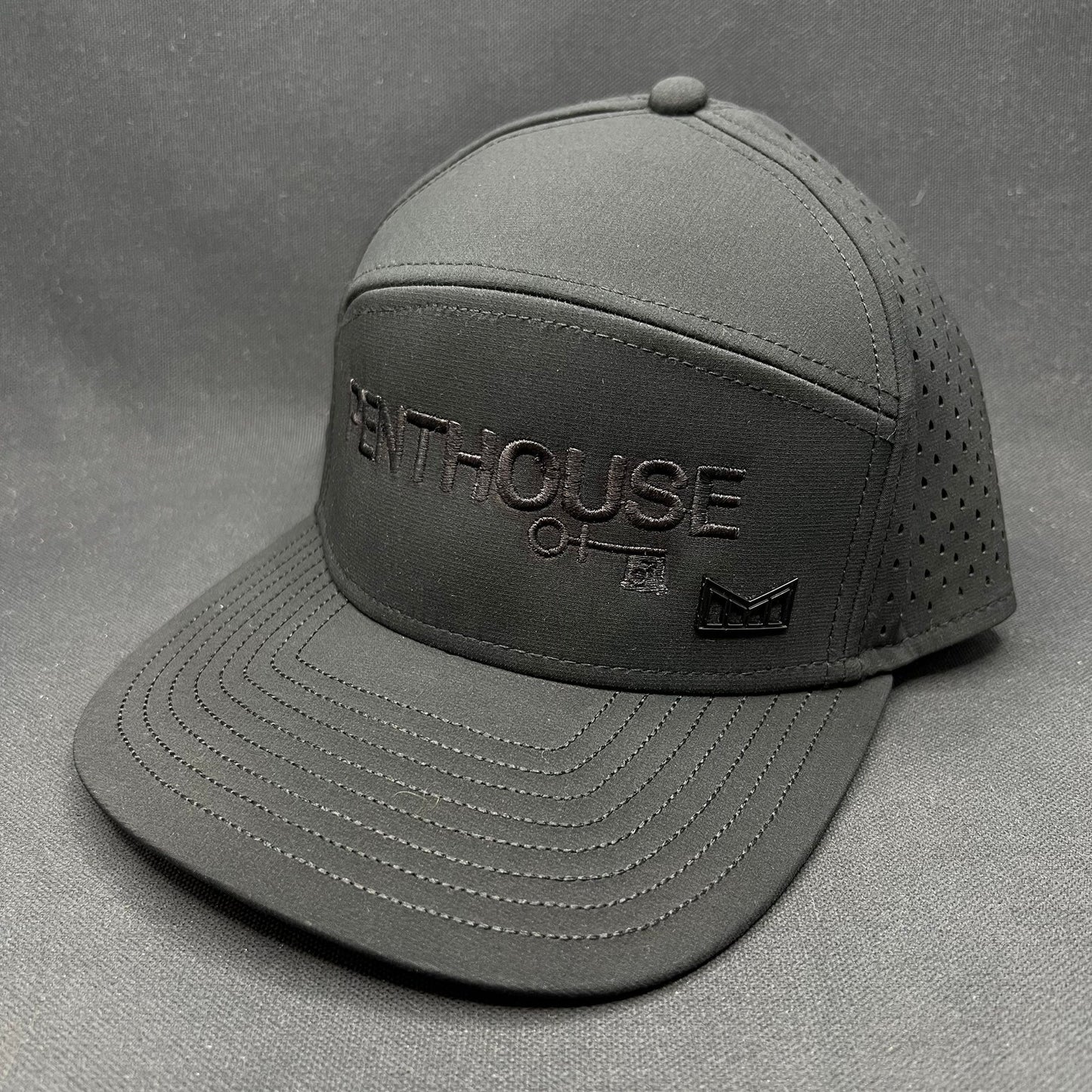 Penthouse x Melin Hydro Trench Snapback Hat Black Adult Brand Collab