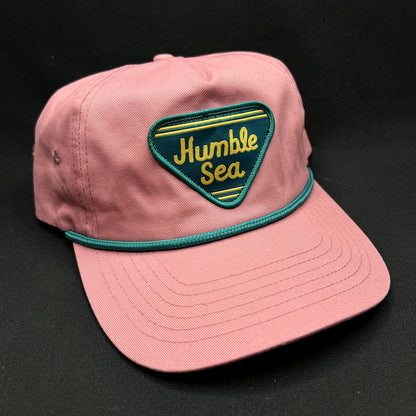 Humble Sea Brewing Strapback Hat Pink Rope Brewery Surf Style Cap