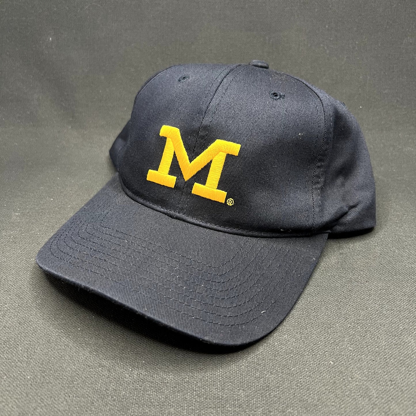 Vintage Michigan Wolverines Block M Snapback Hat Twins Enterprise NCAA