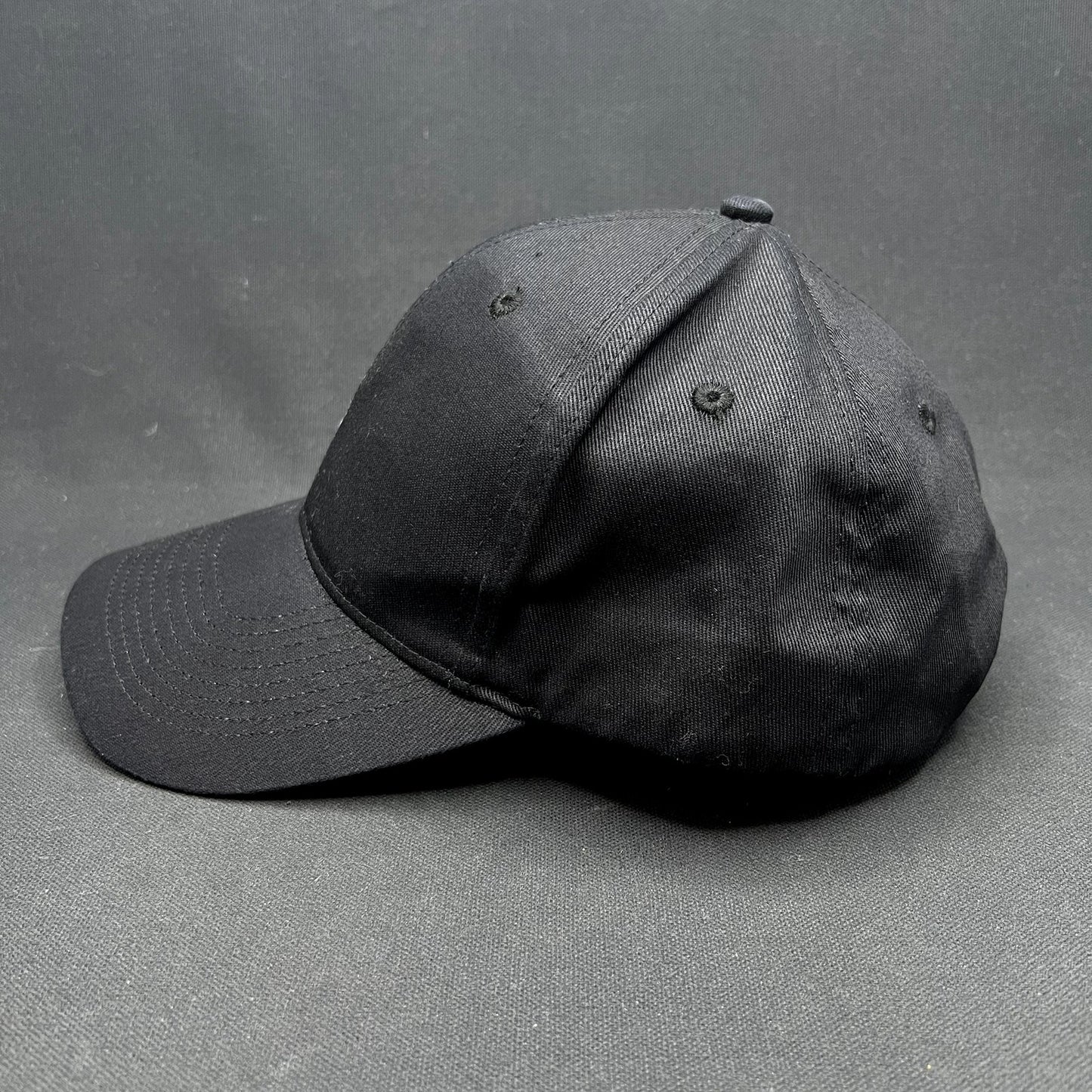 Crew Logo Snapback Hat Black KC Headwear Promotional Cap