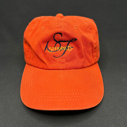 Vintage St. Francis Strapback Hat Orange Script Logo OC Cap 90s