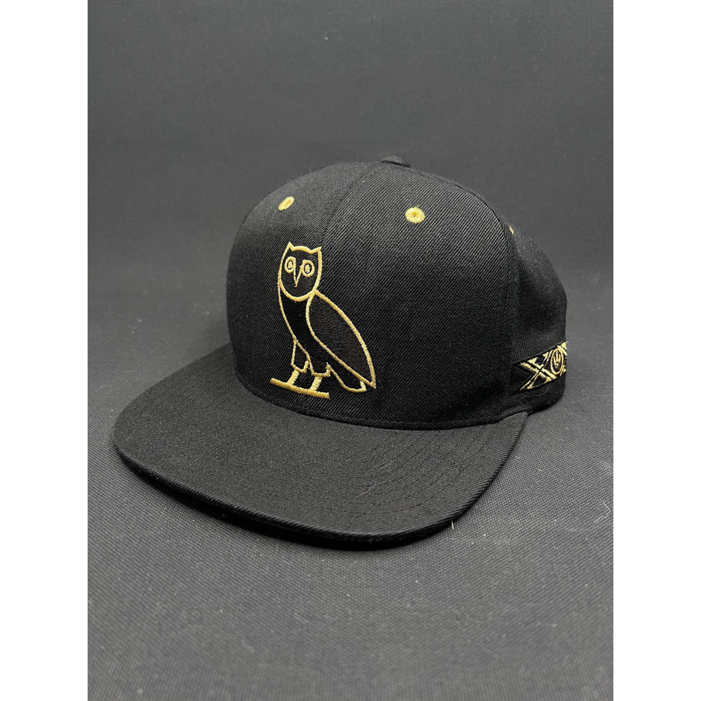 Rare 2015 Toronto Raptors x OVO Mitchell & Ness Snapback – Black & Gold Owl Edition