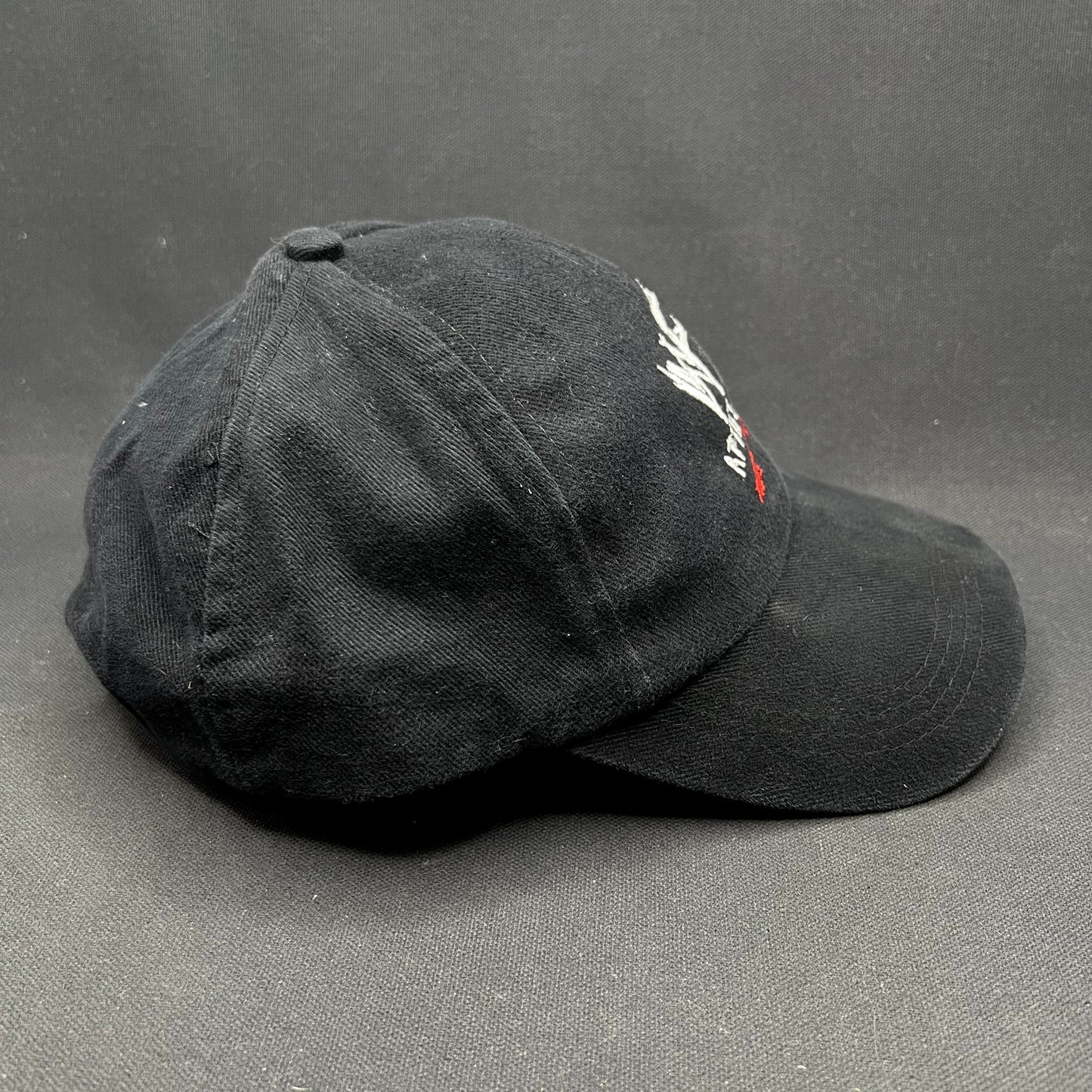 Vintage WWF Attitude Era Snapback Hat Black Made in USA Wrestling