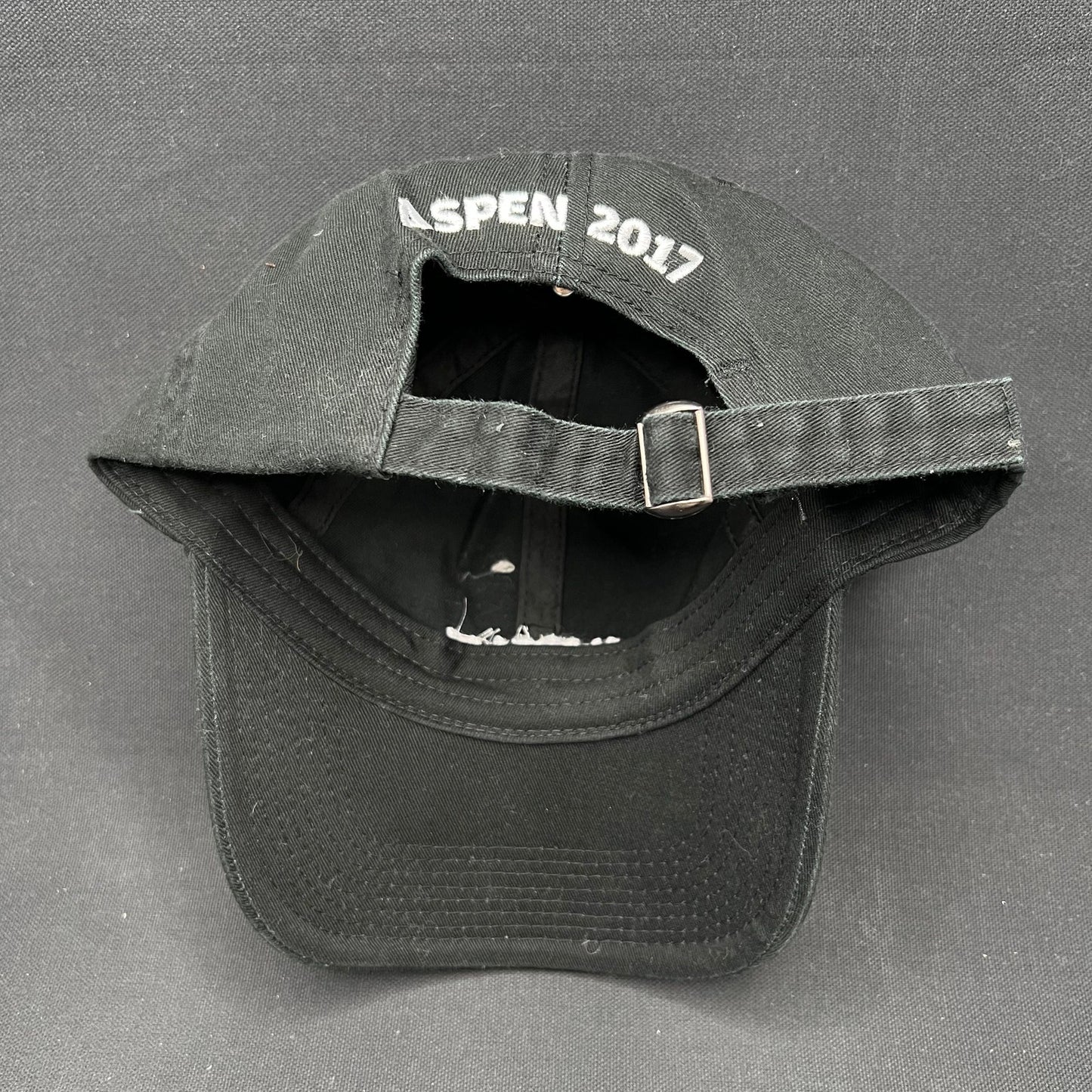 Aspen 2017 “#fifty” Strapback Hat Black Anniversary Ski Resort Cap
