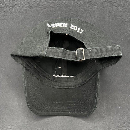 Aspen 2017 “#fifty” Strapback Hat Black Anniversary Ski Resort Cap