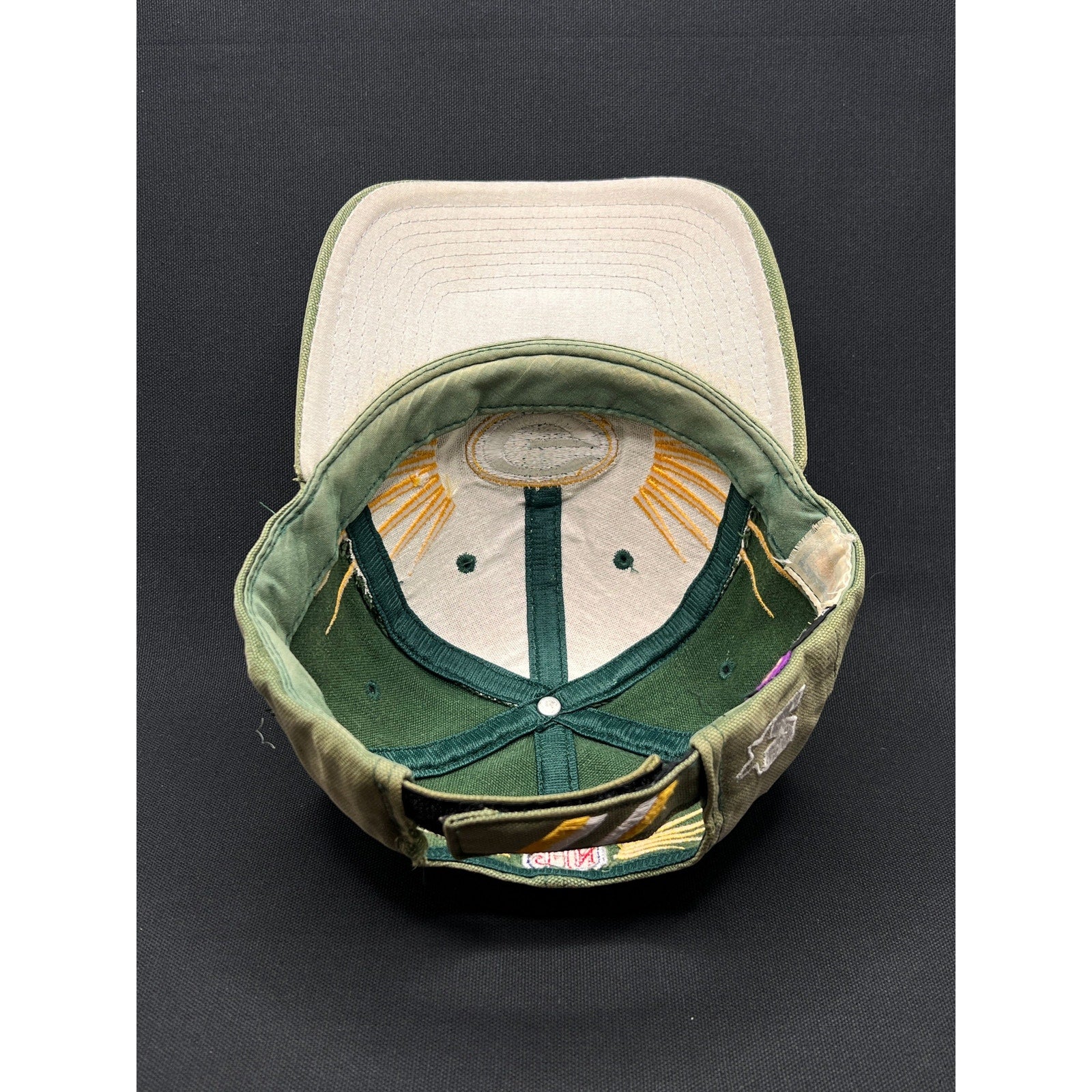 Vintage Sunfaded Green Bay Packers Sunburst Starter Strapback Hat – NFL