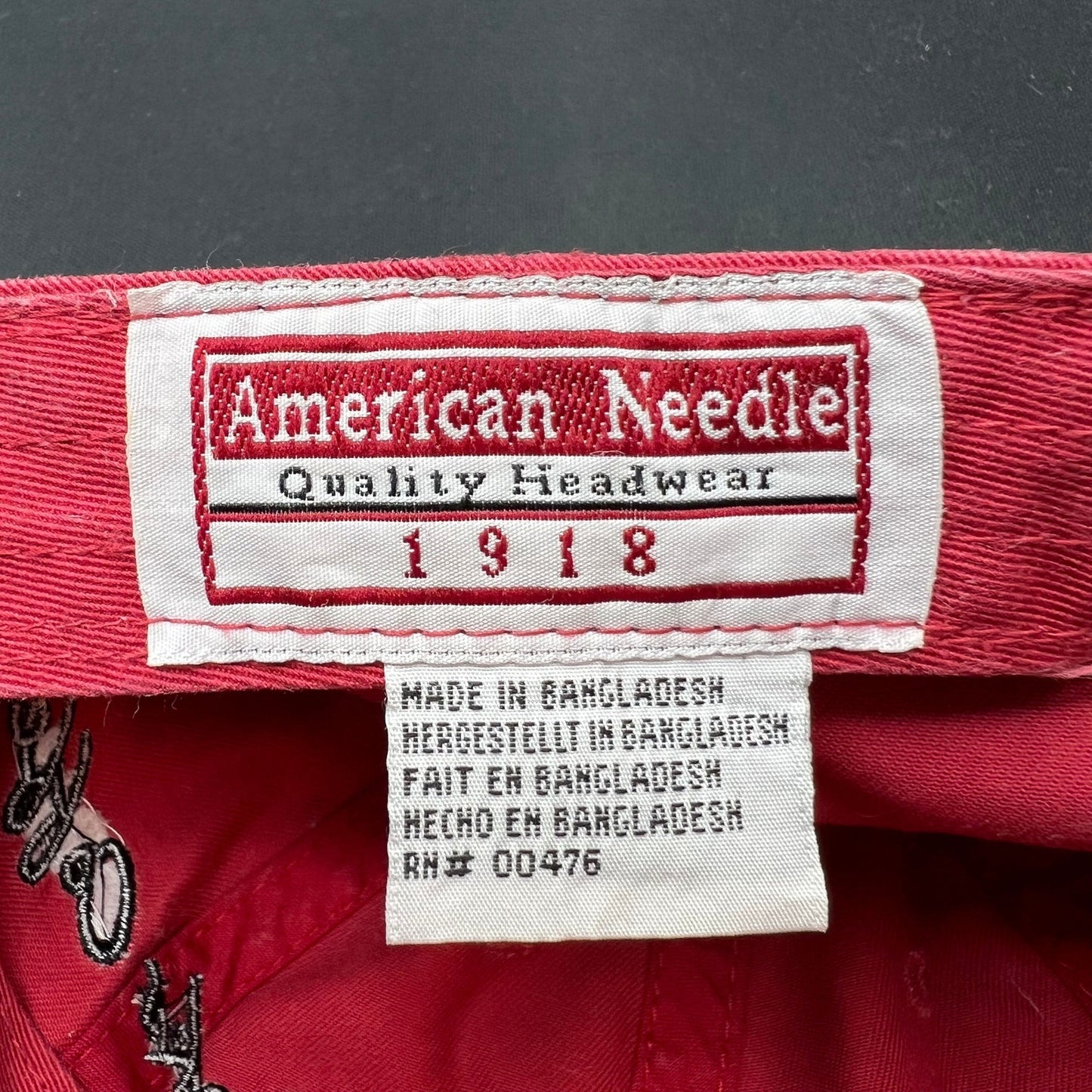 Starbucks Coffee Script Strapback Hat Red American Needle