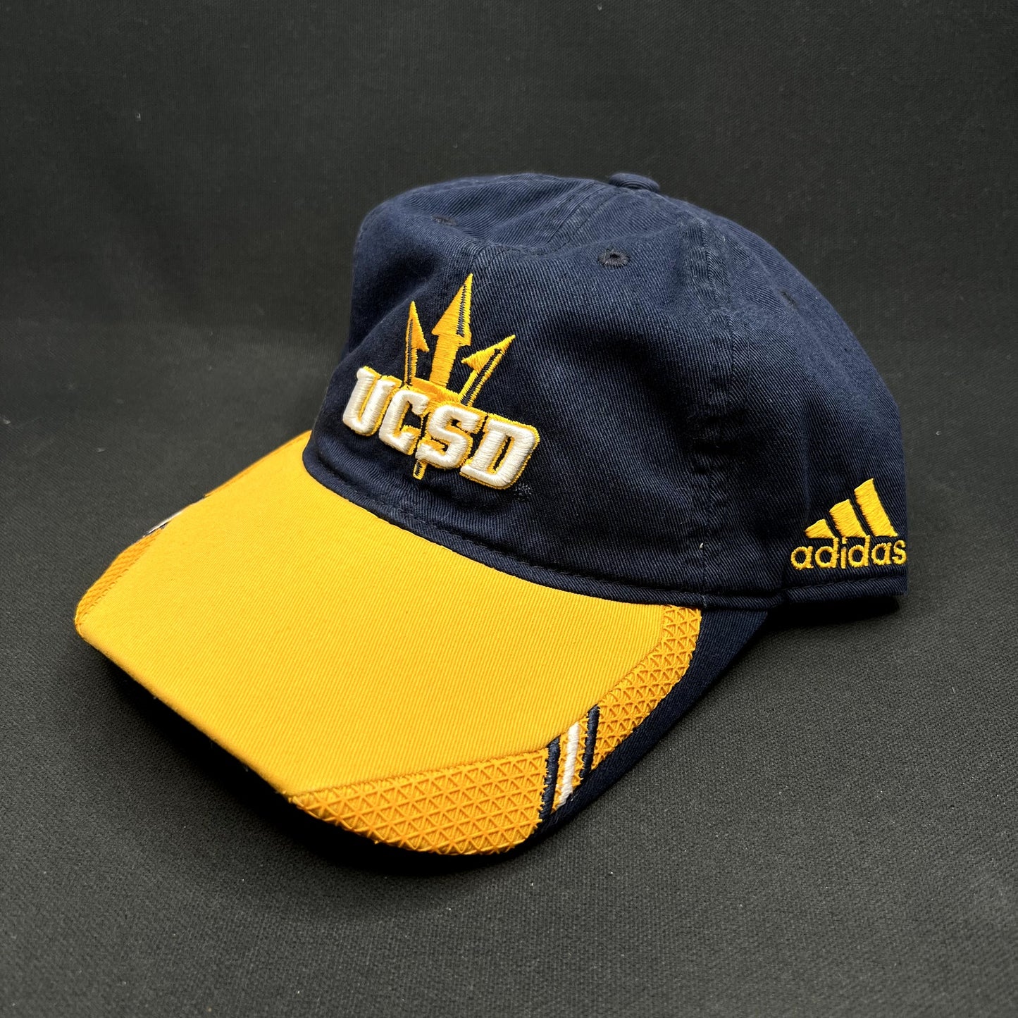 Adidas UCSD Tritons Strapback Hat Navy Gold University of California San Diego
