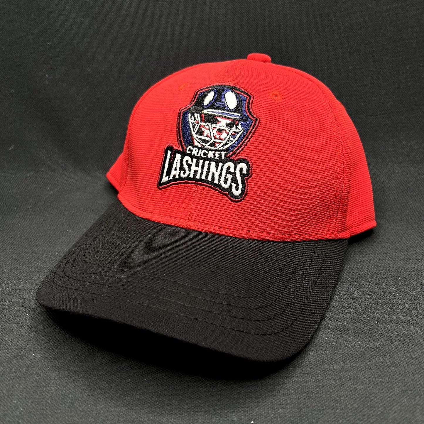 Los Angeles Lashings Cricket Team Fitted Hat Size L Red Black Cap