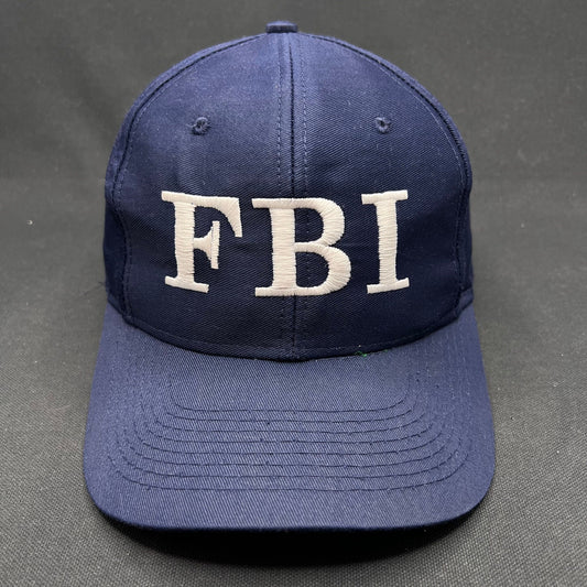 Vintage FBI Snapback Hat Navy Adjustable Cap ATT Atractive Headwear