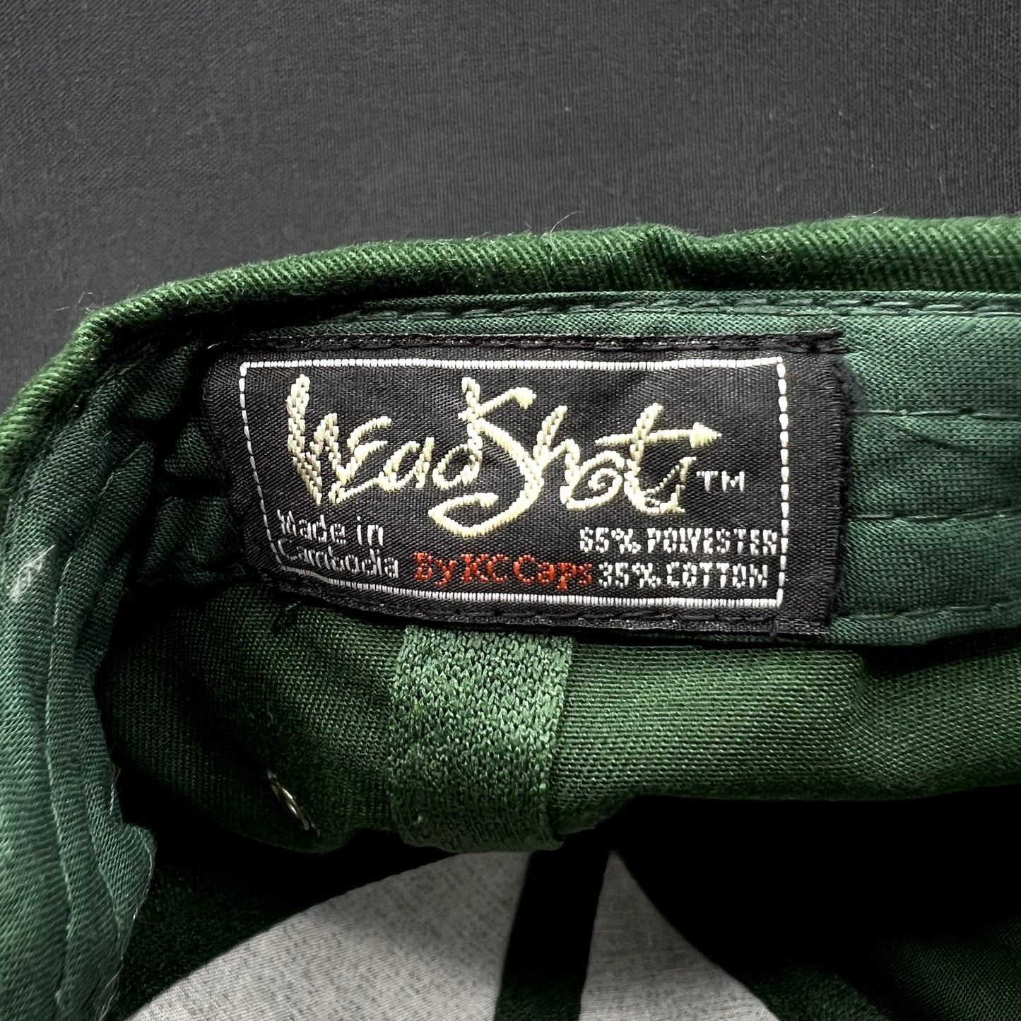 Vintage Philadelphia Stock Exchange Strapback Hat Green KC Caps Made in Canada