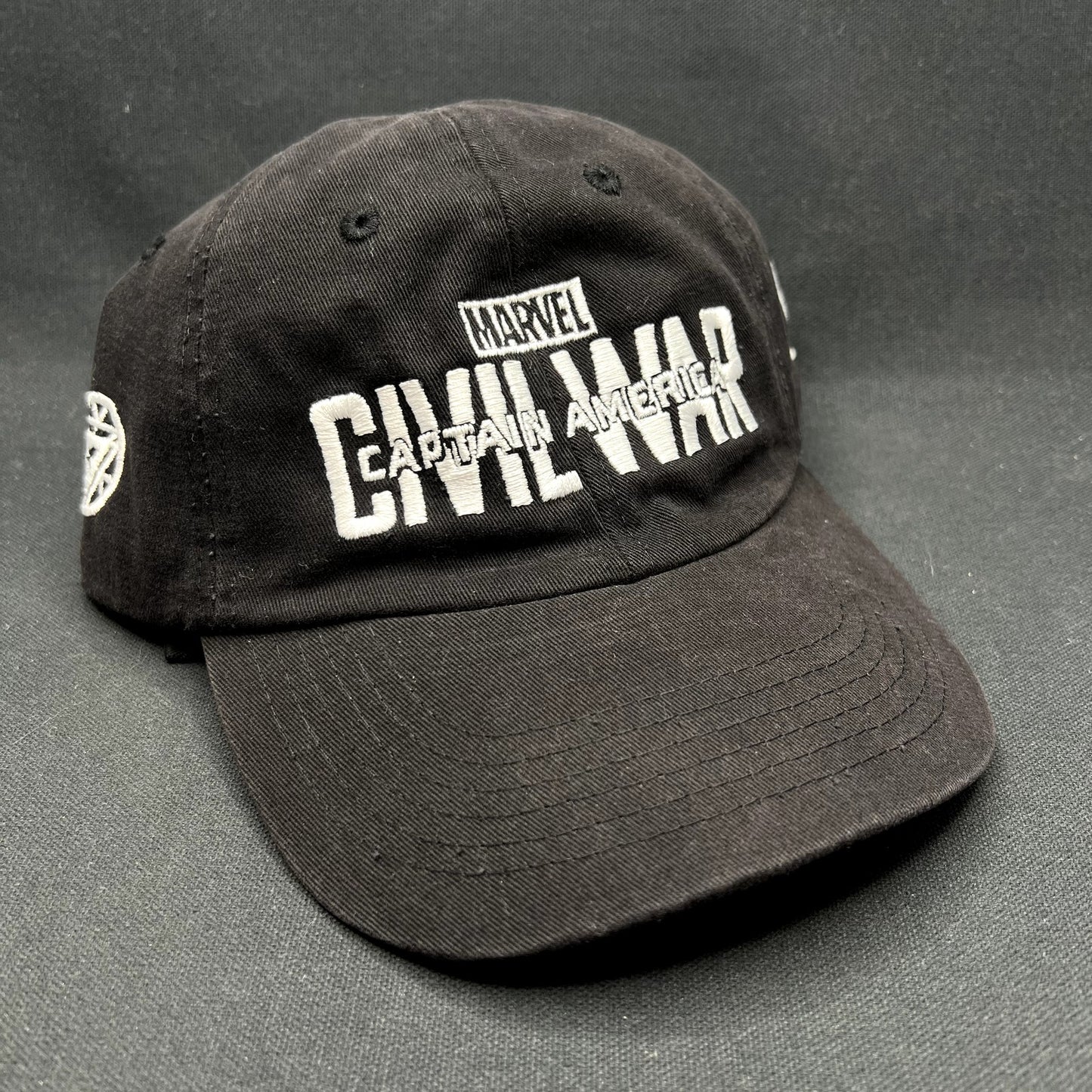 Marvel Captain America Civil War Black Strapback Dad Hat