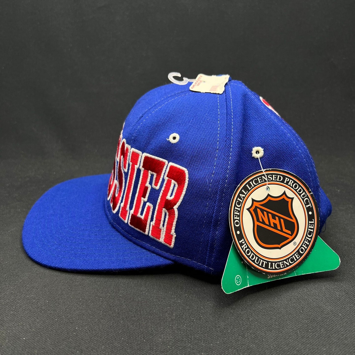 Vintage New York Rangers Starter Tri-Power Snapback Hat Script NHL Wool