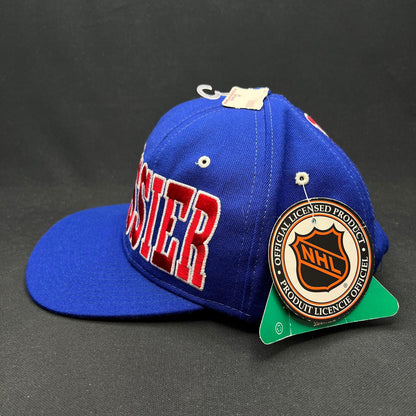 Vintage New York Rangers Starter Tri-Power Snapback Hat Script NHL Wool