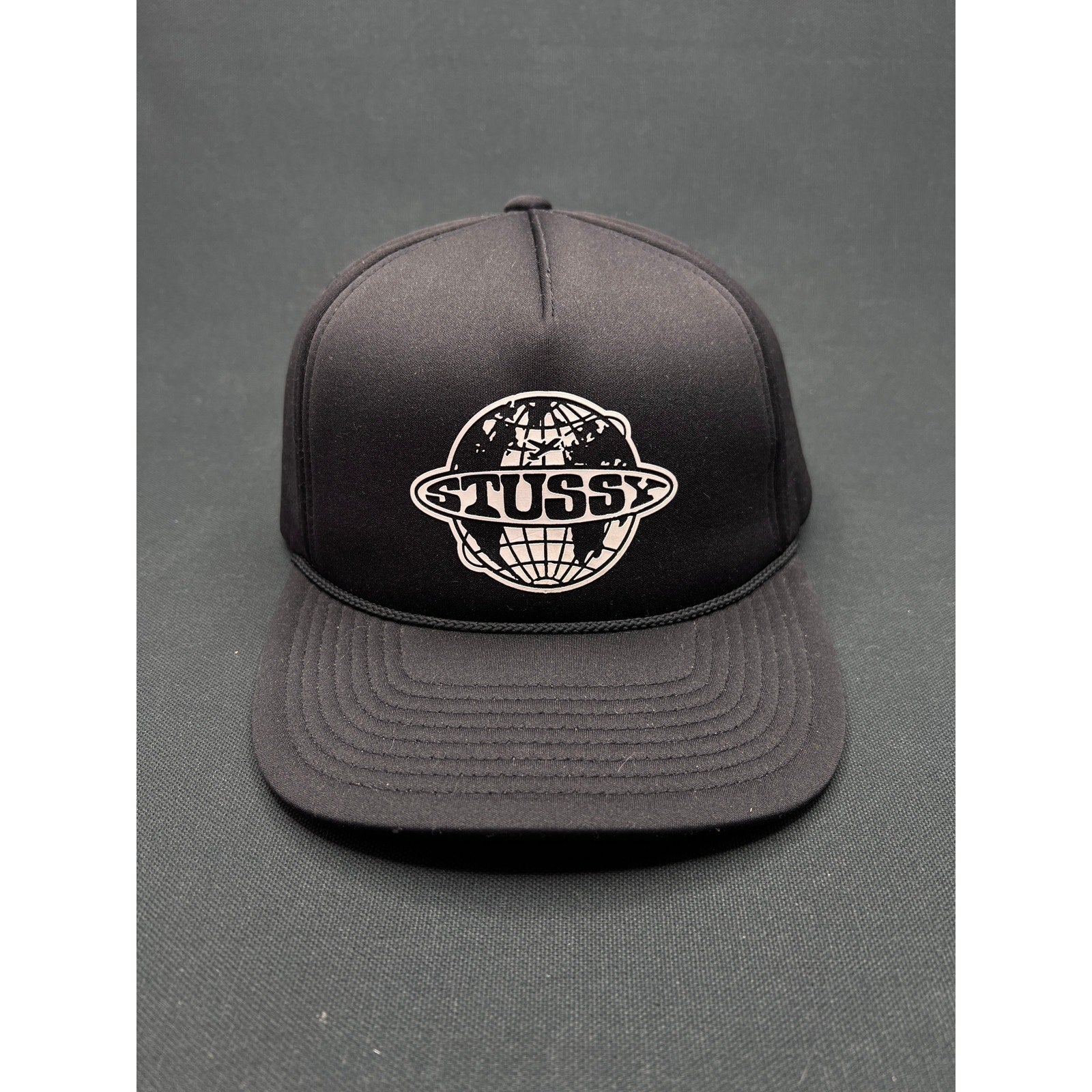 Rare Stussy Globe Logo Snapback – Rare Sample Edition (Not for Sale Tag)