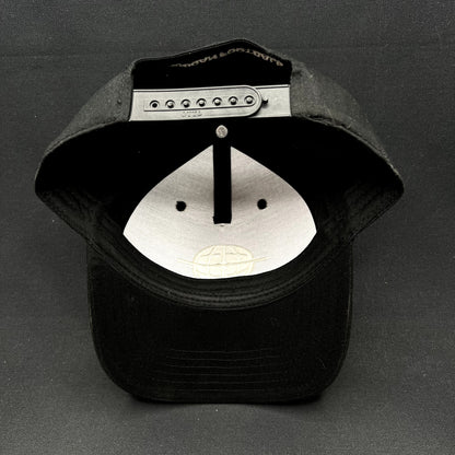 American Football Globe Logo Snapback Hat Black Adjustable Cap