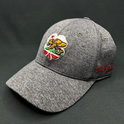 Black Clover California Bear Clover Hat Memory Fit Gray Golf Cap