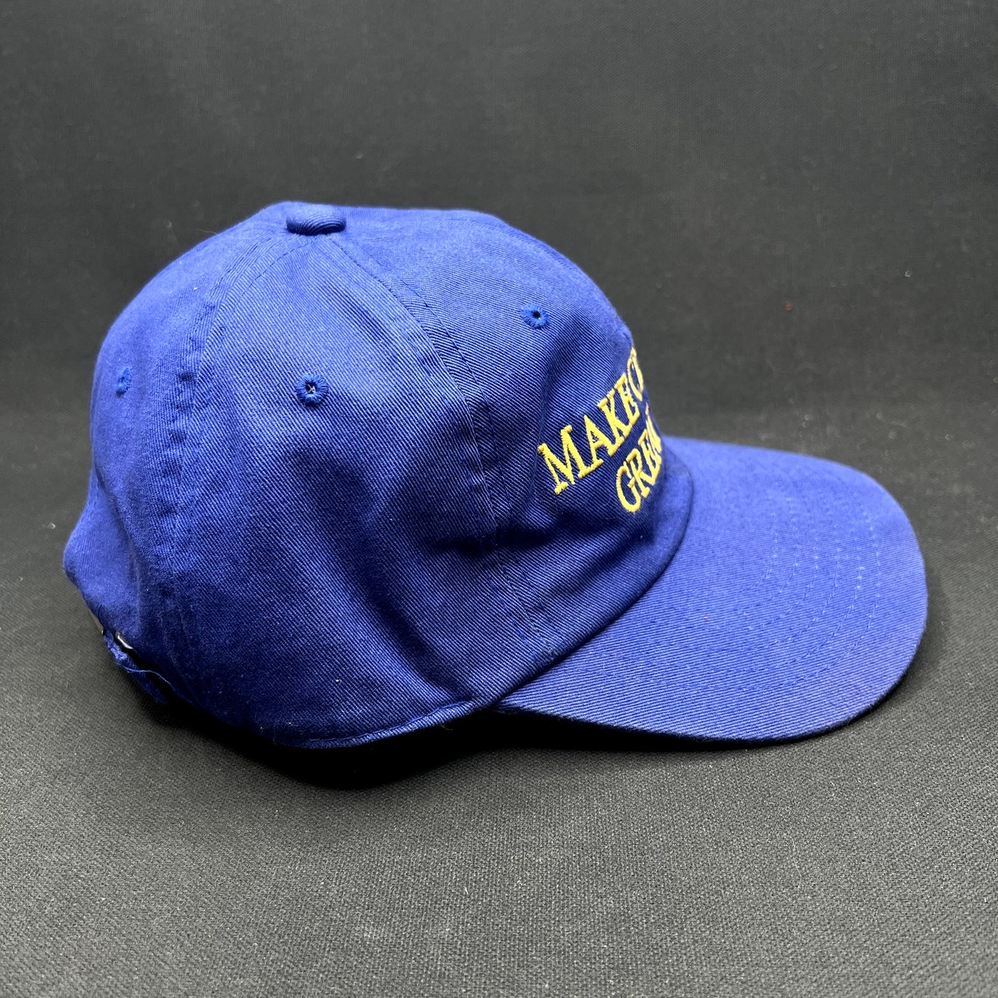 Make Crenshaw Great Again Strapback Hat Blue Gold Nissin Caps