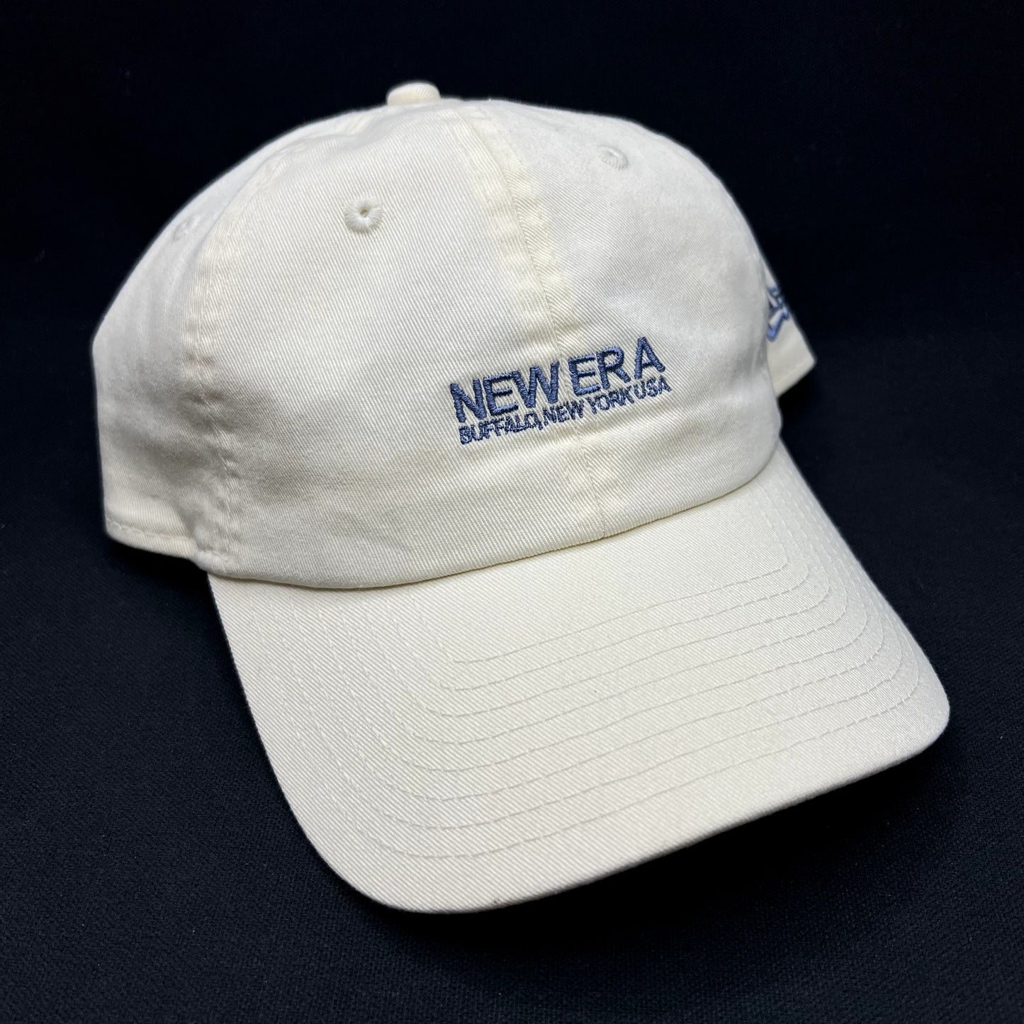 New Era Buffalo New York USA Strapback Hat Cream Adjustable Cap