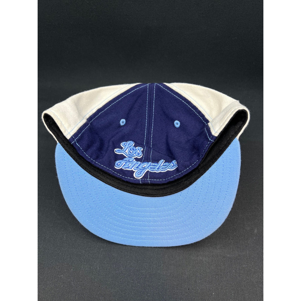 New Era 59FIFTY Hardwood Classics NBA Los Angeles Hat Light Blue Navy 7¼