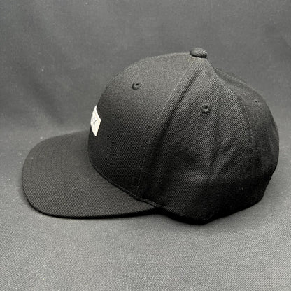 Hurley Black Snapback Hat Yupoong The Classics Surf Skate Streetwear