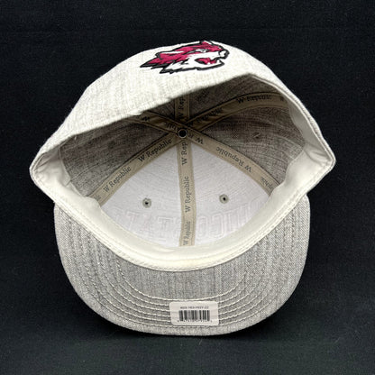 Chico State Wildcats Heather Gray Fitted Hat 6 7/8 NCAA