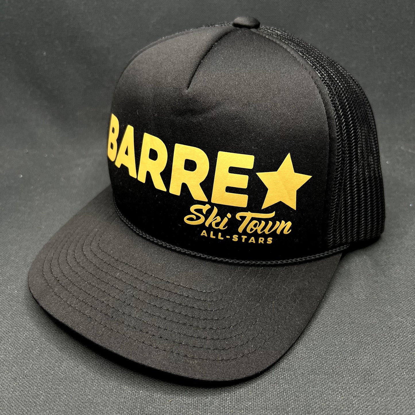 Barre Ski Town All-Stars Trucker Snapback Hat Vermont Ski Resort