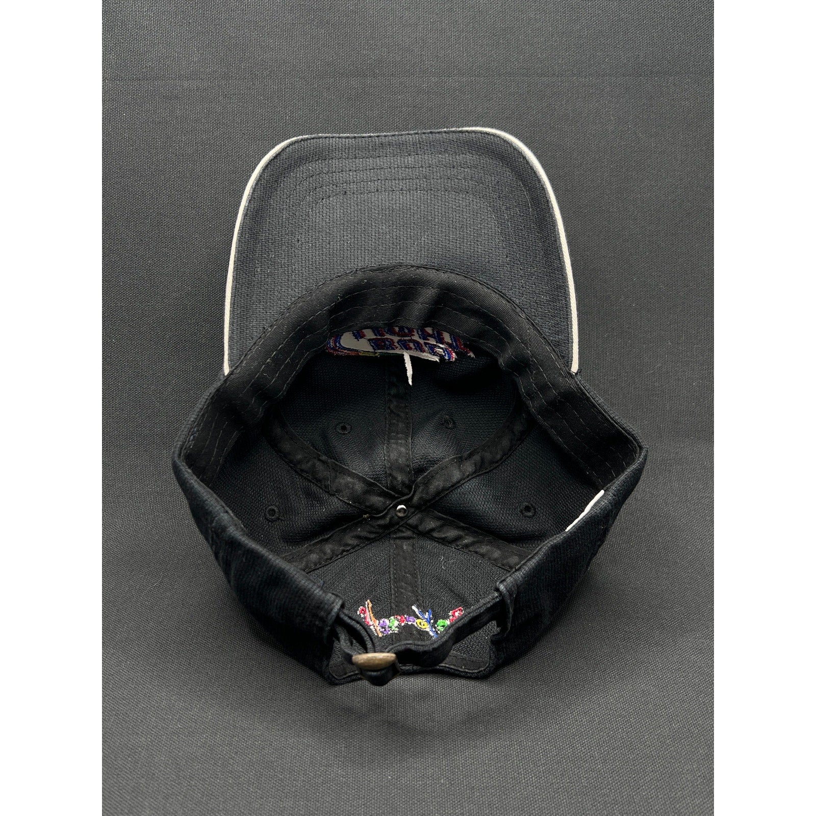 Vintage Bud Light Rainbow Logo Strapback Hat – Black Dad Cap