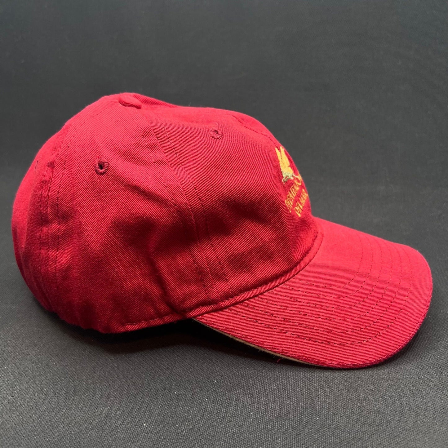 The Meadows Del Mar Golf Club Hat Red Strapback Cap