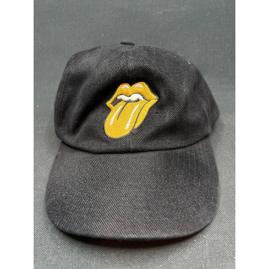 Vintage 1997 Rolling Stones Bridges to Babylon Tour Band Hat Black Snapback