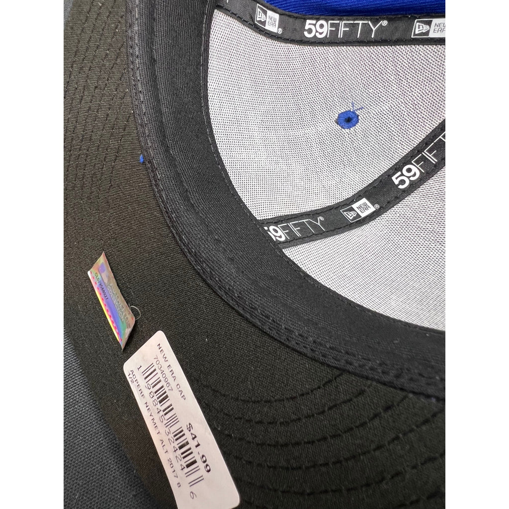 New Era 59FIFTY MLB Authentic On-Field New York Mets Hat – Size 8 1/2 – Royal Blue