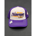 LSU Tigers 4× National Champions Hat – Top of the World Purple/White