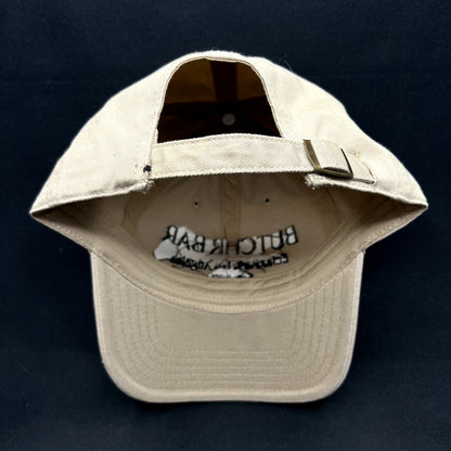 Butchr Bar Echo Park Los Angeles Strapback Hat OTTO Cap Beige