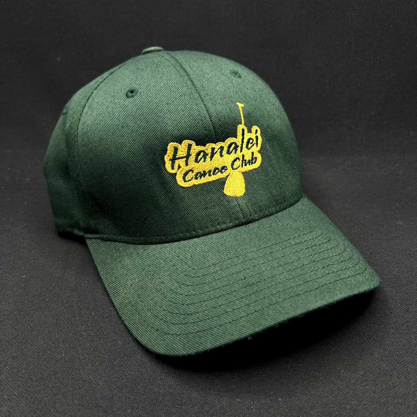 Vintage Hanalei Canoe Club Flexfit Hat S/M Hawaii Kauai Fitted Yupoong Cap