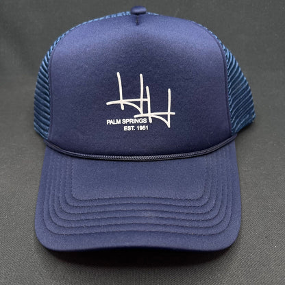H&H Palm Springs Trucker Hat Est. 1961 Rope Snapback Cap