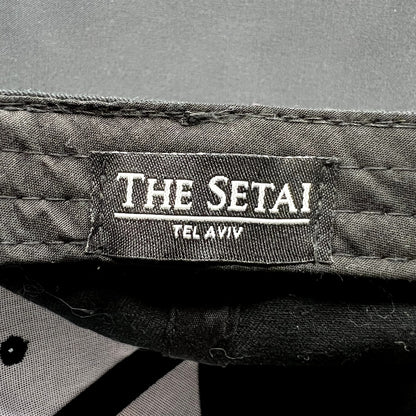 The Setai Tel Aviv Luxury Hotel Palm Trees Strapback Hat Black Israel Resort Cap