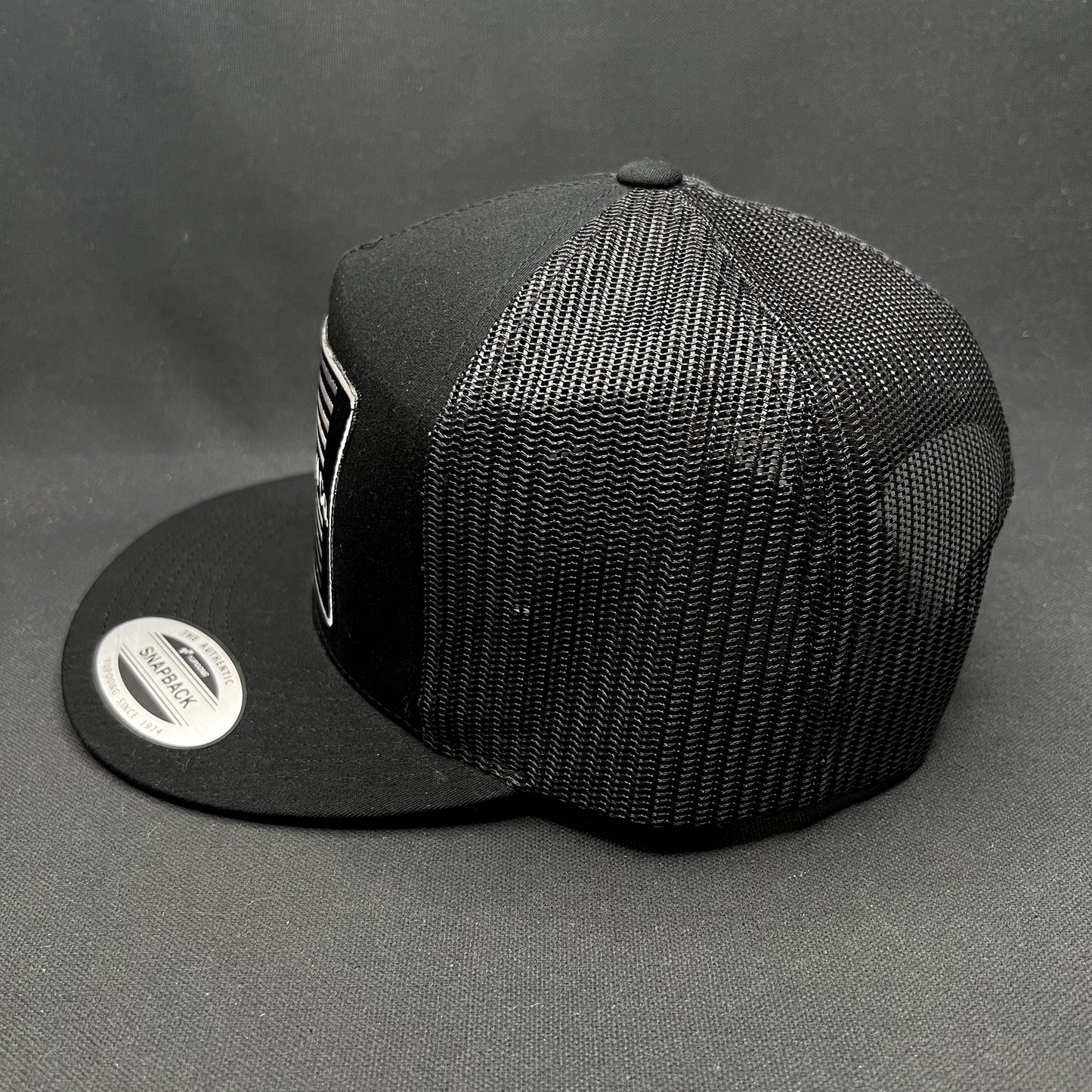 Dixxon Flannel Co Snapback Trucker Hat Black Yupoong Mesh NWT