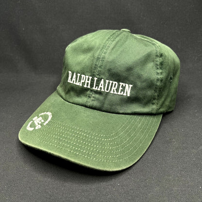 Vintage Polo Jeans Co Ralph Lauren Strapback Hat Green USA