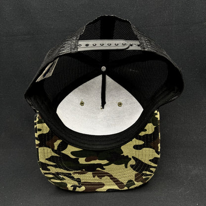 ATLWOOD Camo Mesh Trucker SnapBack Hat Streetwear Skate Style