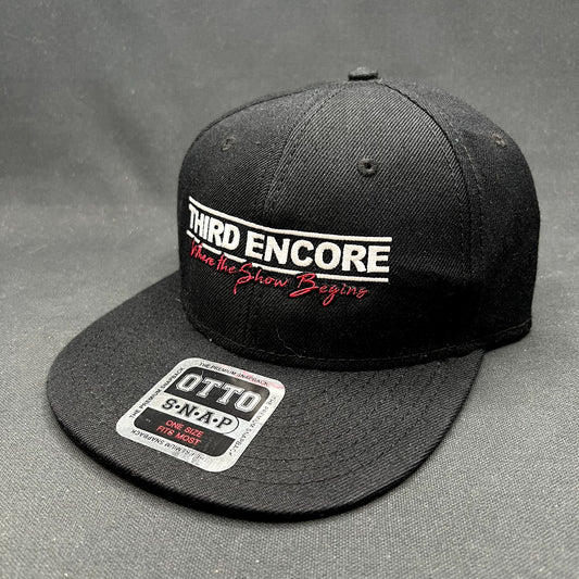 Third Encore Snapback Hat OTTO Black Music Entertainment Promo Cap