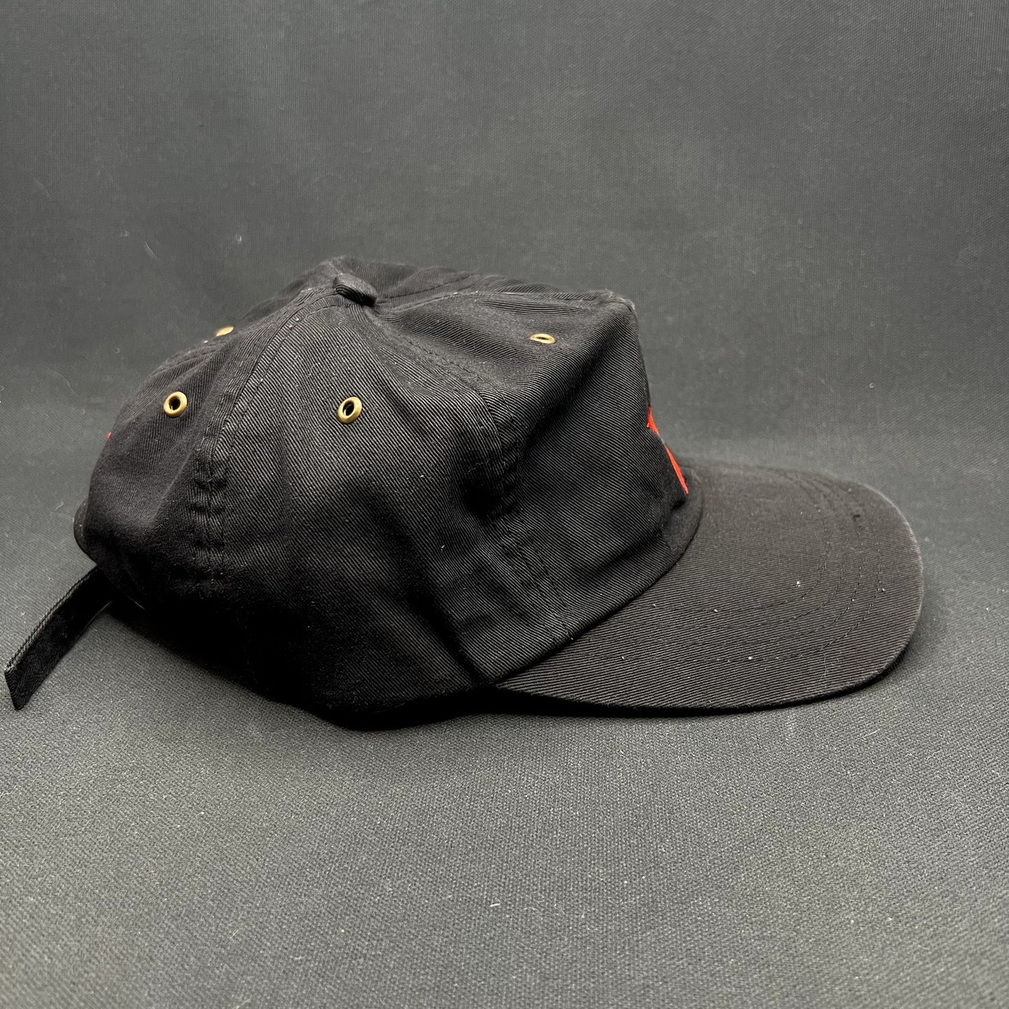 Vintage 1990s Moots Mountain Bikes Strapback Hat SCI Black Cycling MTB Cap